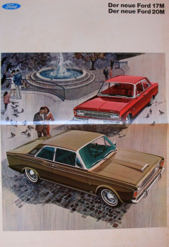 Ford Taunus 17M - 20 M Modelprogram 1967 Carbrochure (10337)